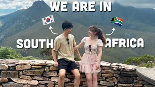 My Korean🇰🇷 Husband FINALLY went to SOUTH AFRICA🇿🇦✈️ to meet my  PARENTS😱🥳 (\u0026 see REAL lions😉🦁)