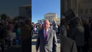 Rep. Lamborn at the Supreme Court. Repeal roe, save lives. #DobbsvJackson #EmpowerWomenPromoteLife