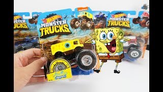 【海绵宝宝参上】风火轮MonsterTrucks大jio车 | 巴特曼动手玩儿