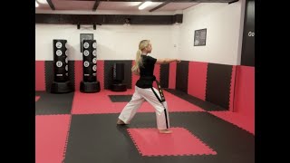 CHON JI TUL STEP BY STEP 1ST ITF TAEKWONDO PATTERN
