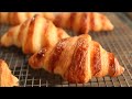 ครัวซองต์เนยสด วิธีทำ รีดมือ เปลือกบางกรอบ how to make Croissants at home l Dimple kitchen