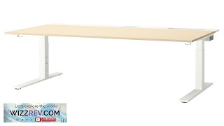 MITTZON IKEA Desk birch veneer/white Review