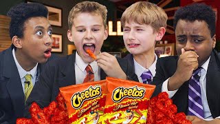 British Highschoolers try Flamin Hot Cheetos for the first time