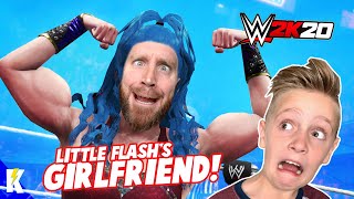 Little Flash Creates a Girlfriend! WWE 2k20 Career Mode Part 1 | K-City GAMING