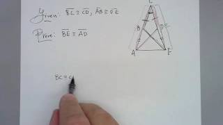 Overlapping Triangles and Shared Angles