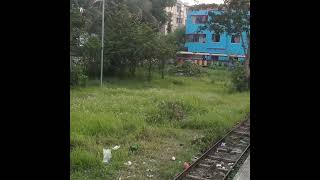 A toy train at Rajbari children's park