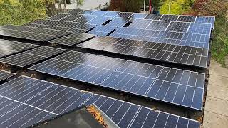 PV-Anlage Solaredge 21,25 kWp mit Hanwha Q.Cells Modulen - Garagendach