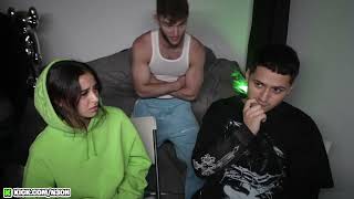 N3ON FRIENDS CATCHES SAM FRANK CHEATING ON LIVE! (@N3on @samxfrank @N3onLive )