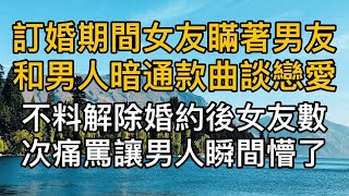 訂婚期間女友瞞著男友和其他男人暗通款曲談戀愛，沒想到解除婚約後女友數次痛罵讓男人瞬間懵了。真實故事 ｜都市男女｜情感｜男閨蜜｜妻子出軌｜楓林情感