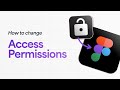 How to Change Figma Access Permissions