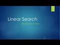 Linear search - Java Tutorial