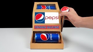DIY How to Make Pepsi Vending Machine from Cardboard