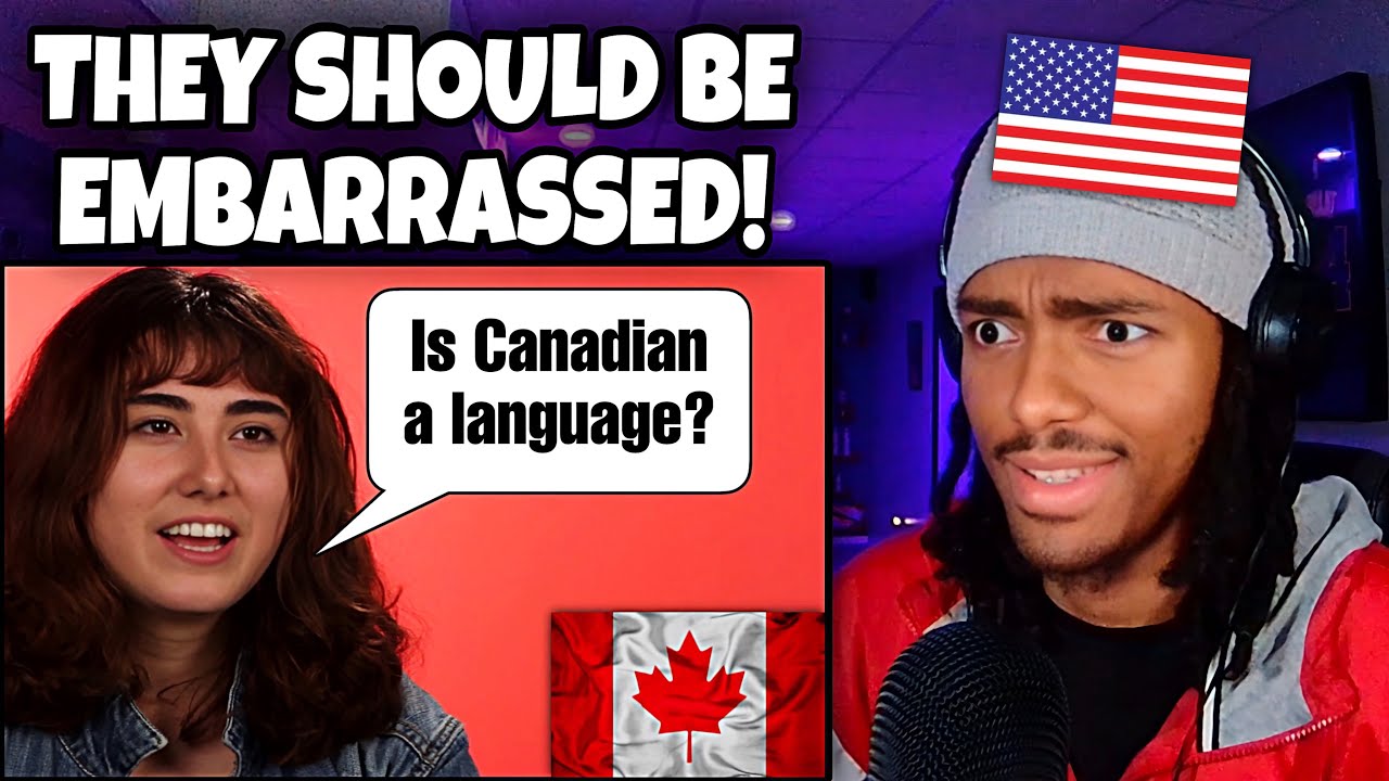 American Reacts To Americans Failing Basic Questions About Canada Youtube