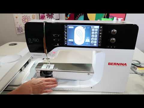 BERNINA 790 90 Changing Bobbin With Slide On Table On - YouTube