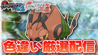 【ポケモンBW2】色違いしか使ってはいけない色違い縛り実況 フシデ編 13400~【生配信】