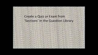 How to Create an Exam in Brightspace Using Sections