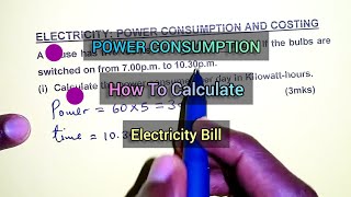 power consumption calculation