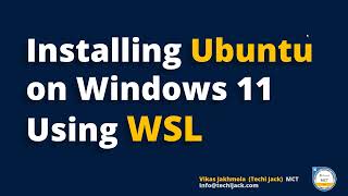 Install Ubuntu on WSL2 on windows 11 | Windows Subsystem For Linux