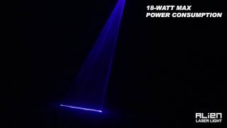 ALIEN Blue  DMX512 Concert laser lighting (DM_B500)