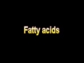 what is the definition of fatty acids medical dictionary free online