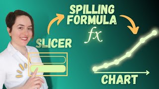 Using table slicers with spilling formulas to make an engaging interactive chart in Microsoft 365