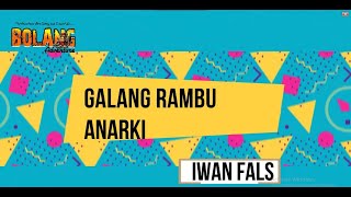 Galang Rambu Anarki - Iwan Fals Karaoke