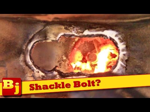 Removing a Stubborn Shackle Bolt Removing a Stubborn Shackle Bolt