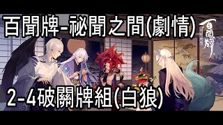 【祕聞之間】【攻略教學】2-4 金魚姬(玩家)VS大天狗 關鍵牌：白狼