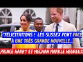 Prince Harry and Meghan Markle happy: The sussexes face very big news