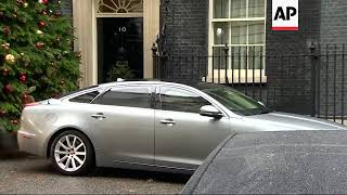 UK PM leaves 10 Downing Street for parliament