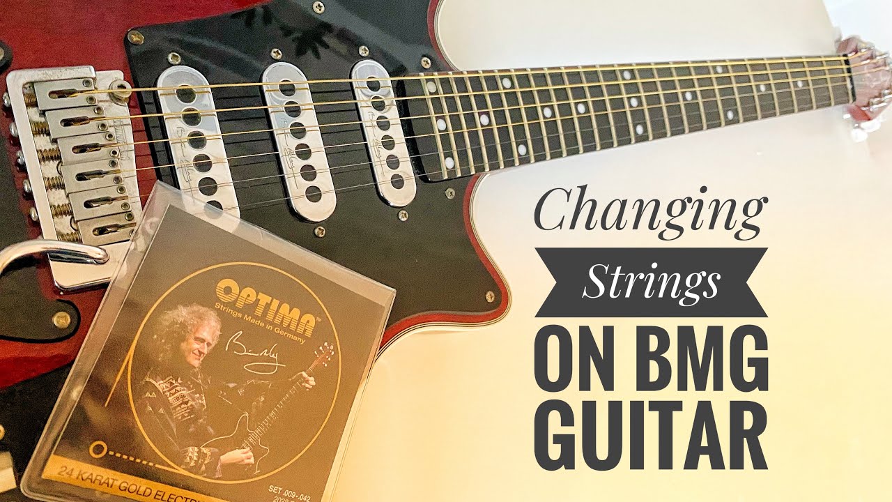 How To Change Strings On BMG Brian May Special Guitar - Grover Mini ...