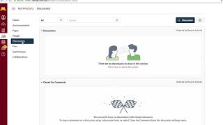 Students using Canvas Groups