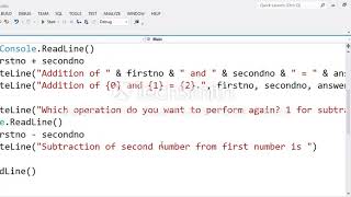 4-Conditional Operation VB NET