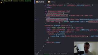 Use Babel to codemod your code