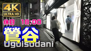 #074     【鶯谷 ホテル街/Tokyo Uguisudani Hotel】大人の散歩動画　#japanwalk #tokyo #uguisudani #japaneseculture