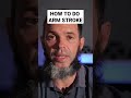 learn how to do an arm stroke in freediving