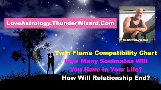 TWIN FLAME Compatibility Astrology Reading - How Many Soulmates Will You Have In This Life?