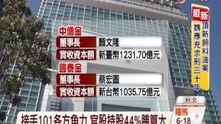 【中視新聞】逼魏退股 傳國泰金.中信金接101 20141030