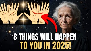 Crescent Moon and the letter M in the palm of your hand? 8 things will happen to you in 2025!