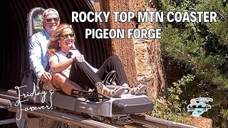SHE DID IT! Rocky Top Mountain Coaster Pigeon Forge Tn.