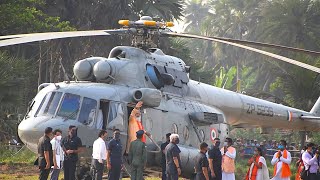 Modi Ji Ka Helicopter Landing in  Bardhaman Kalyani Barasat west Bengal India Live