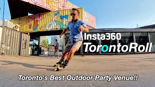 Insta 360 Tour Of Canada's Biggest Skate Party Venue   4K