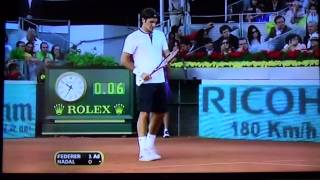 2010 Madrid Federer vs Nadal final 5 commentary