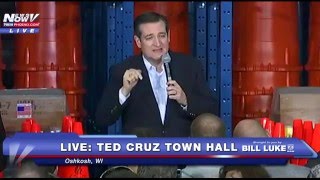 FNN: Ted Cruz Town Hall Rally Oshkosh, Wisconsin