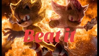 Sonic vs Shadow: Beat it by Michael Jackson