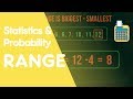 The Range | Statistics & Probability | Maths | FuseSchool