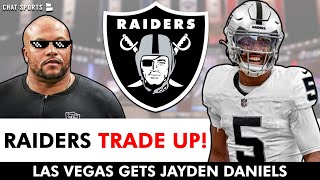 Raiders Trade Up For Jayden Daniels In FINAL Raiders Mock Draft To Reunite Him W/ Antonio Pierce