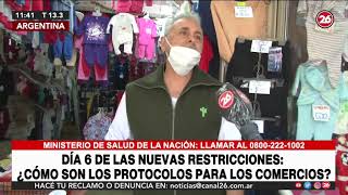 Queja de comerciantes por restricciones del Gobierno en pandemia