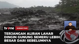 Lumajang kembali Diterjang Banjir Lahar Dingin Gunung Semeru | Kabar Pagi tvOne