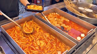 퇴사한 삼촌들이 운영하는 분식집! 바삭 수제튀김과 떡볶이, 순대, 어묵! 산본시장 삼촌스토리/ spicy rice cake Tteokbokki - Korean Street food